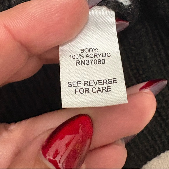 Cato Black and White Striped Cardigan with Bow Details Size XL - Picture 8 of 8